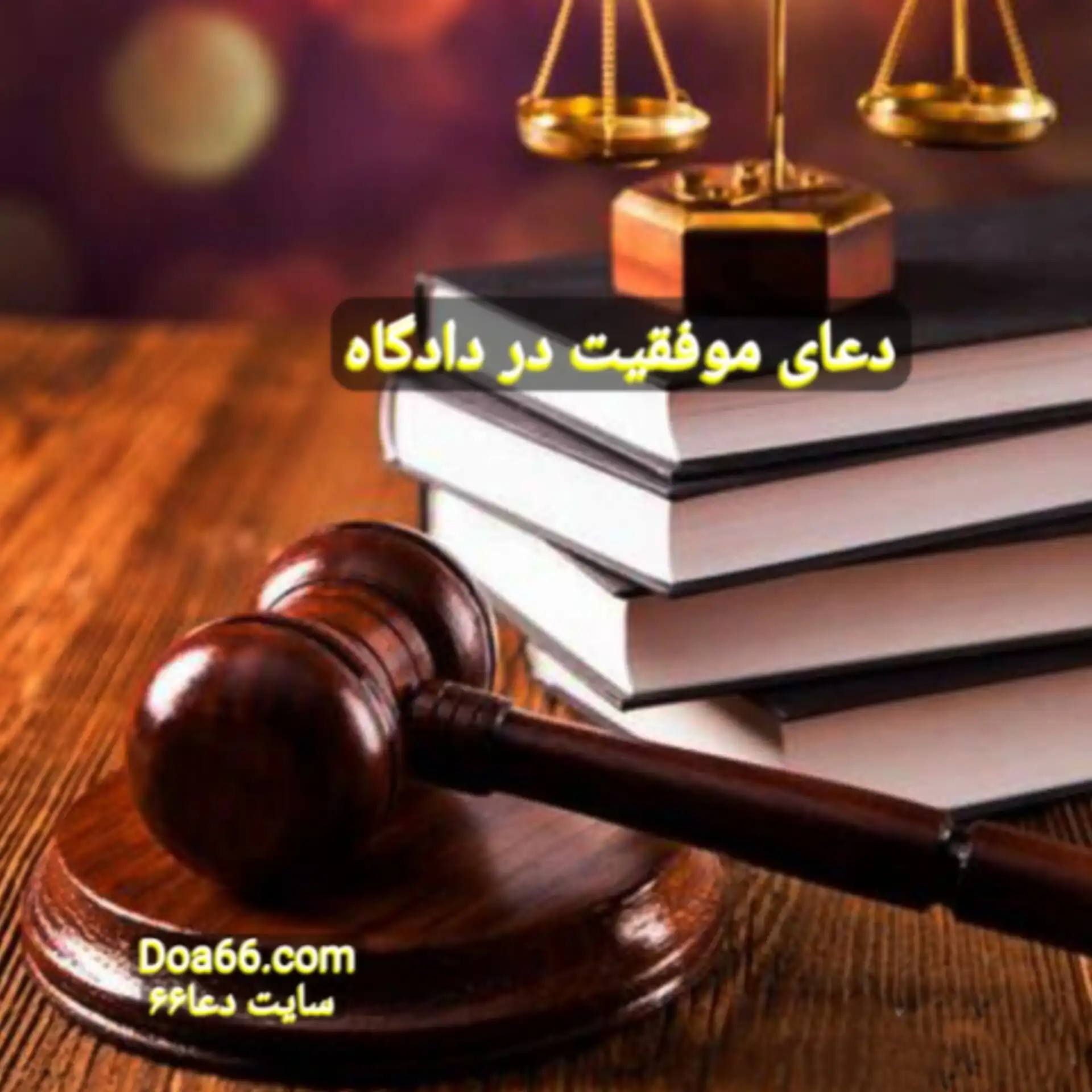 دعای رفتن پیش قاضی